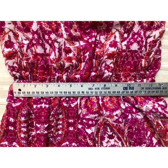 Show Me Your Mumu, Women's Rosarita Romper, Pomegranate Punch, Pink, Size Medium - Picture 5 of 5